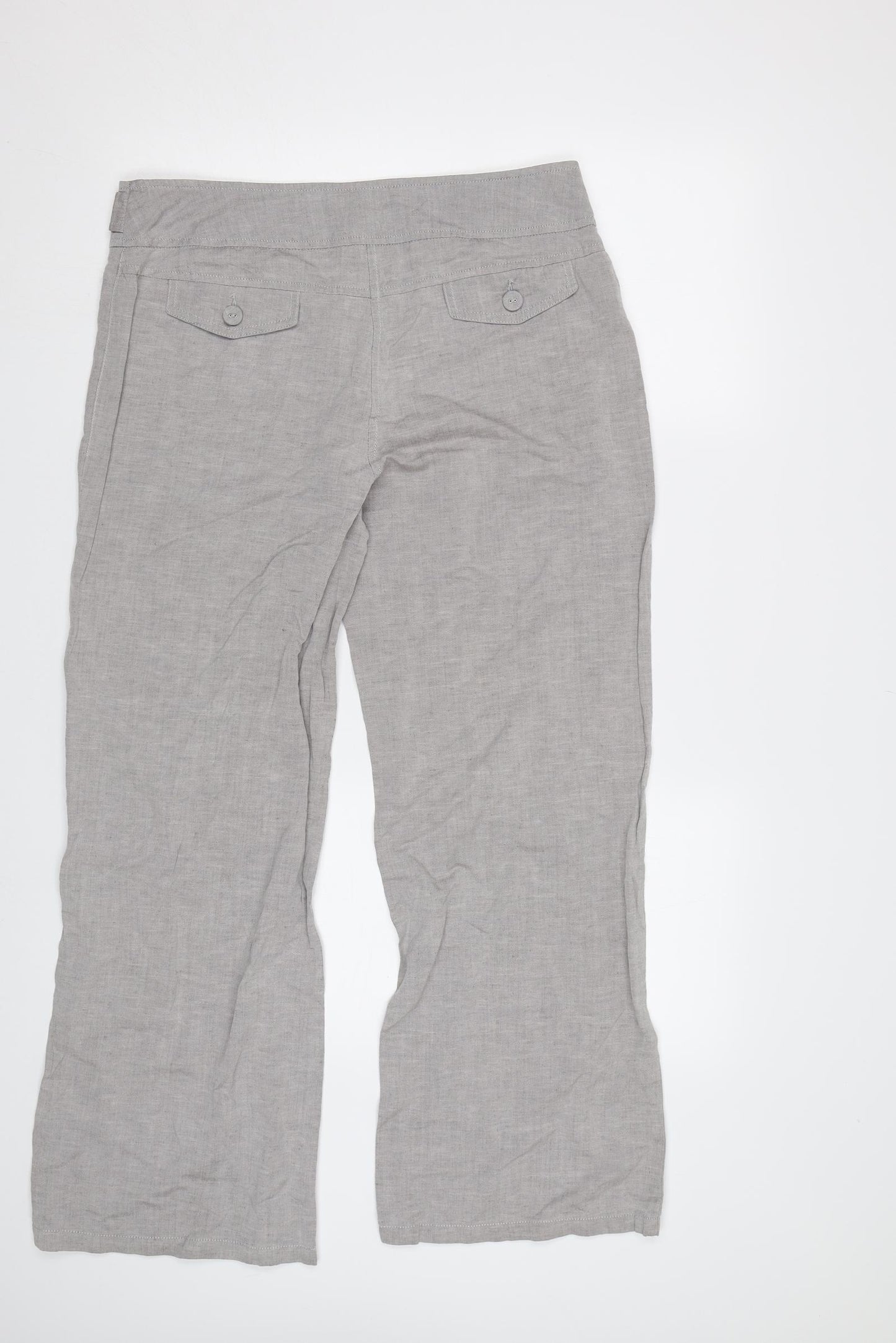 Per Una  Womens Grey   Trousers  Size 14 L29 in