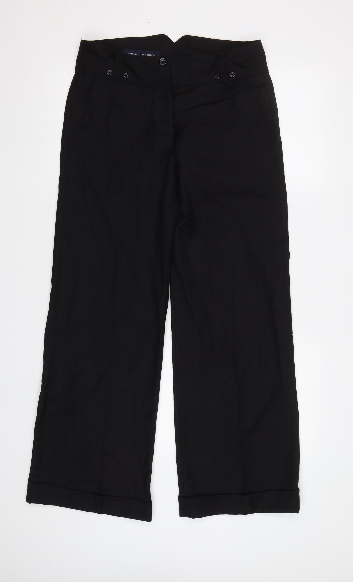 French Connection Womens Black   Dress Pants Trousers Size 10 L31 in