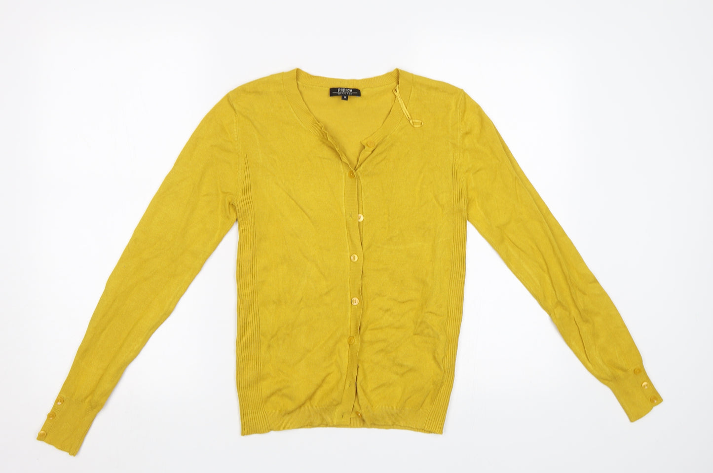 Papaya Womens Yellow   Cardigan Jumper Size 8