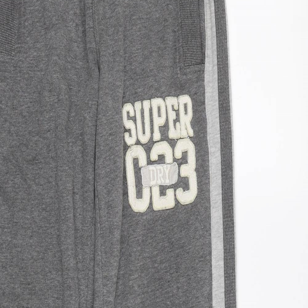 Superdry Mens Grey   Jogger Trousers Size M L32 in
