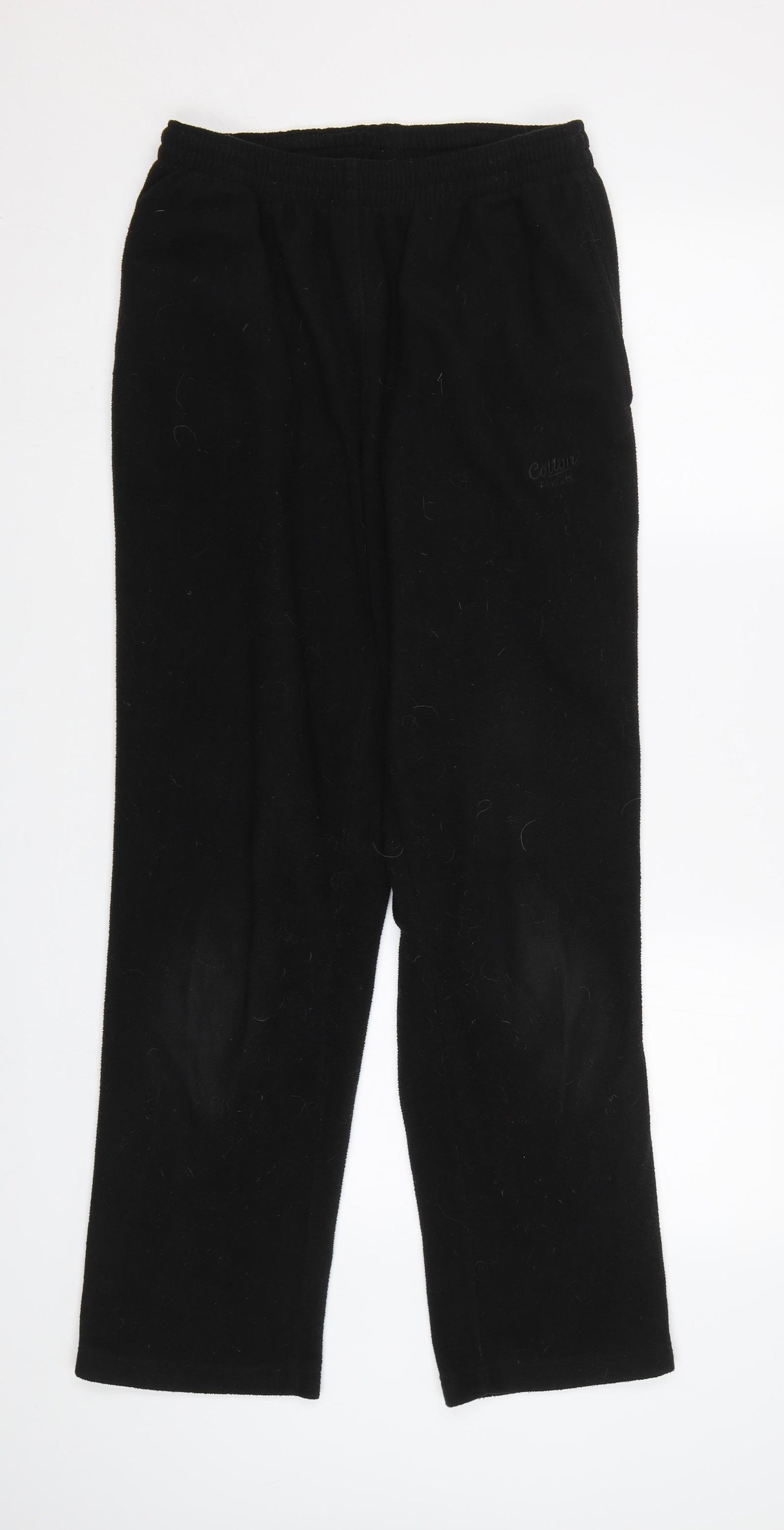 Cotton Traders Womens Black   Jogger Trousers Size S L31 in