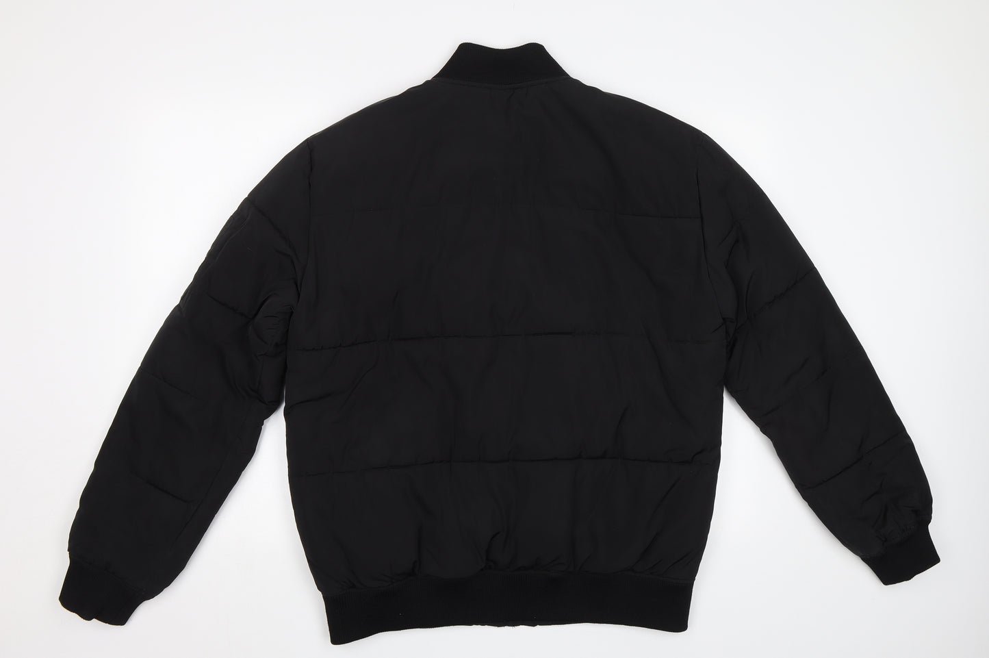 H&M Mens Black   Puffer Jacket Jacket Size M