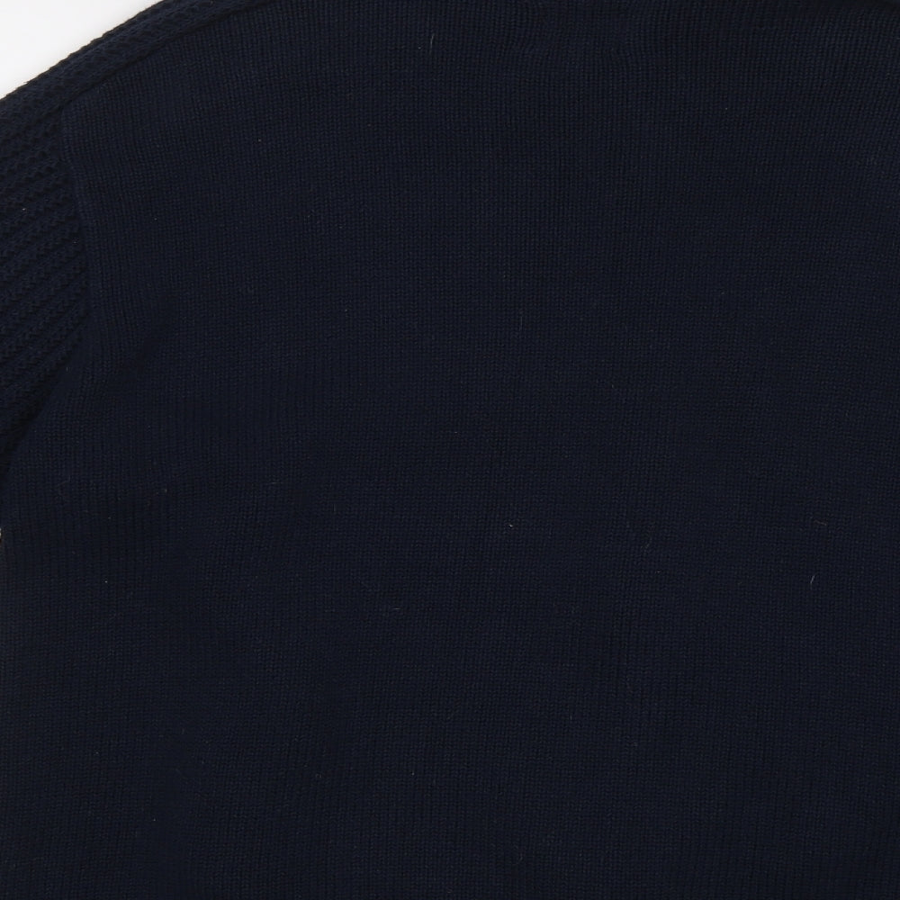 Firetrap Mens Blue   Full Zip Jumper Size XL