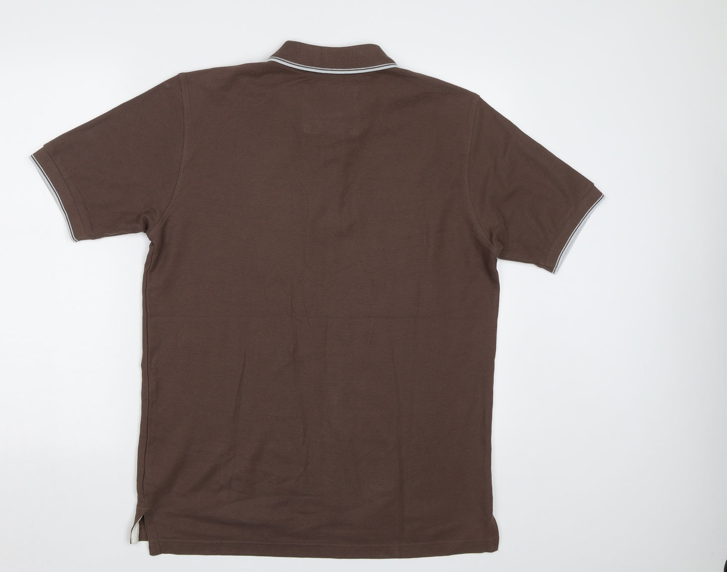 Brooker Mens Brown    Polo Size M