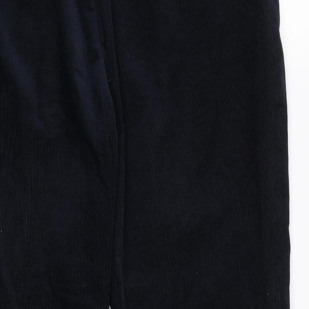 Headland Mens Blue  Corduroy Trousers  Size 40 L29 in