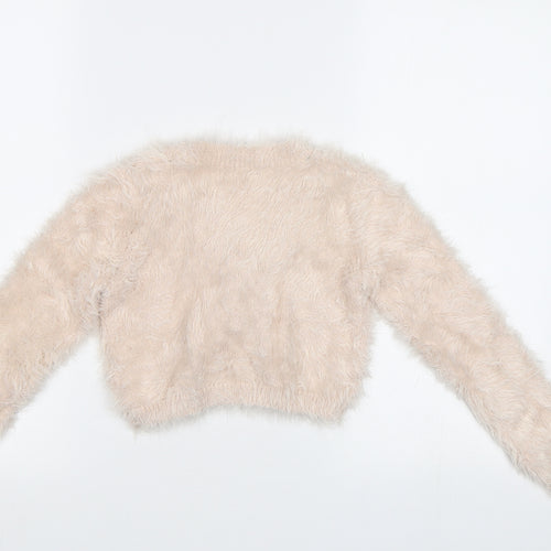 NEXT Girls Pink   Cardigan Jumper Size 6 Years