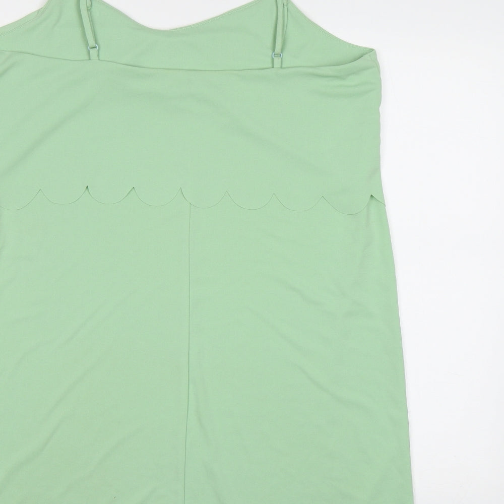 ASOS Womens Green   Camisole Tank Size 14