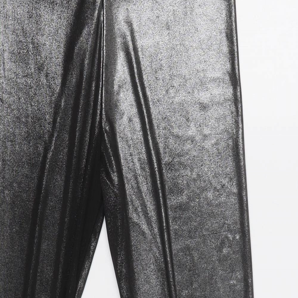 NEXT Girls Silver   Jegging Trousers Size 10 Years