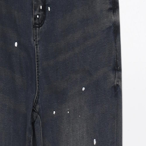 Denim Co Girls Grey   Skinny Jeans Size 9 Years