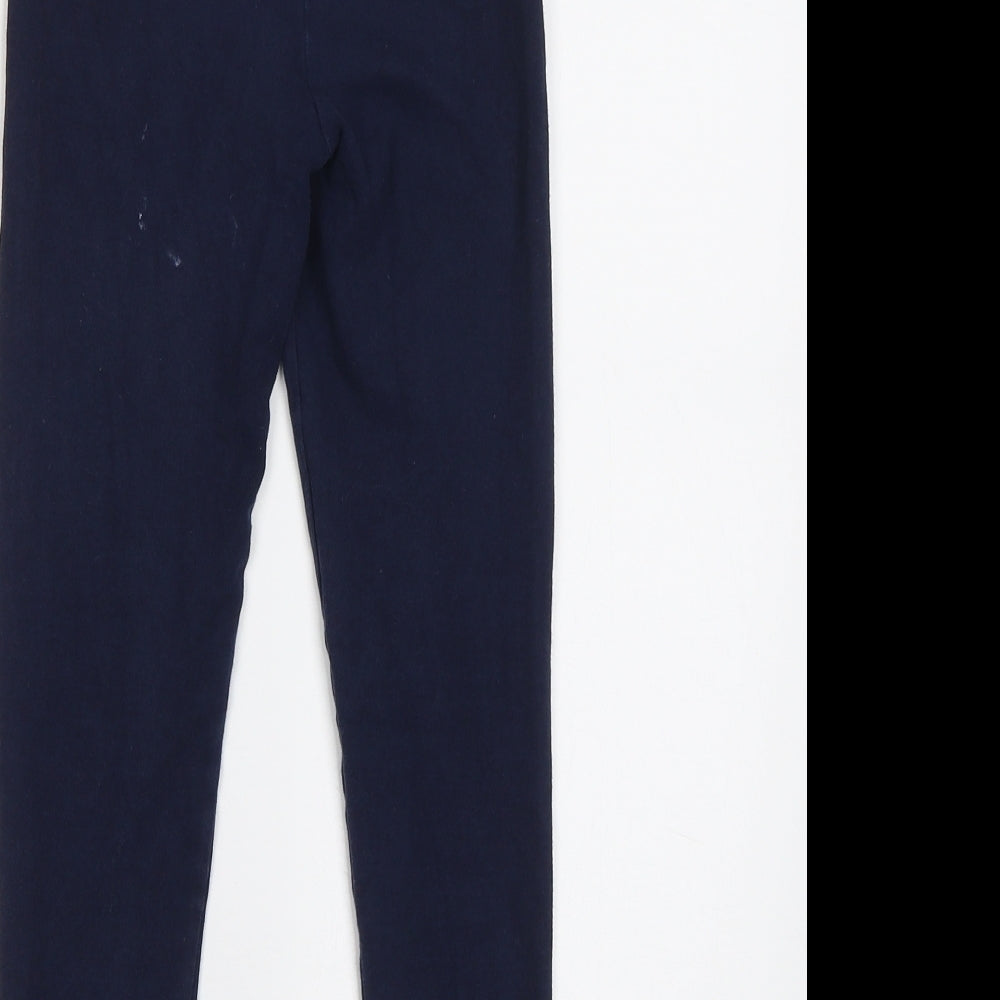 Matalan Girls Blue   Jegging Trousers Size 8 Years