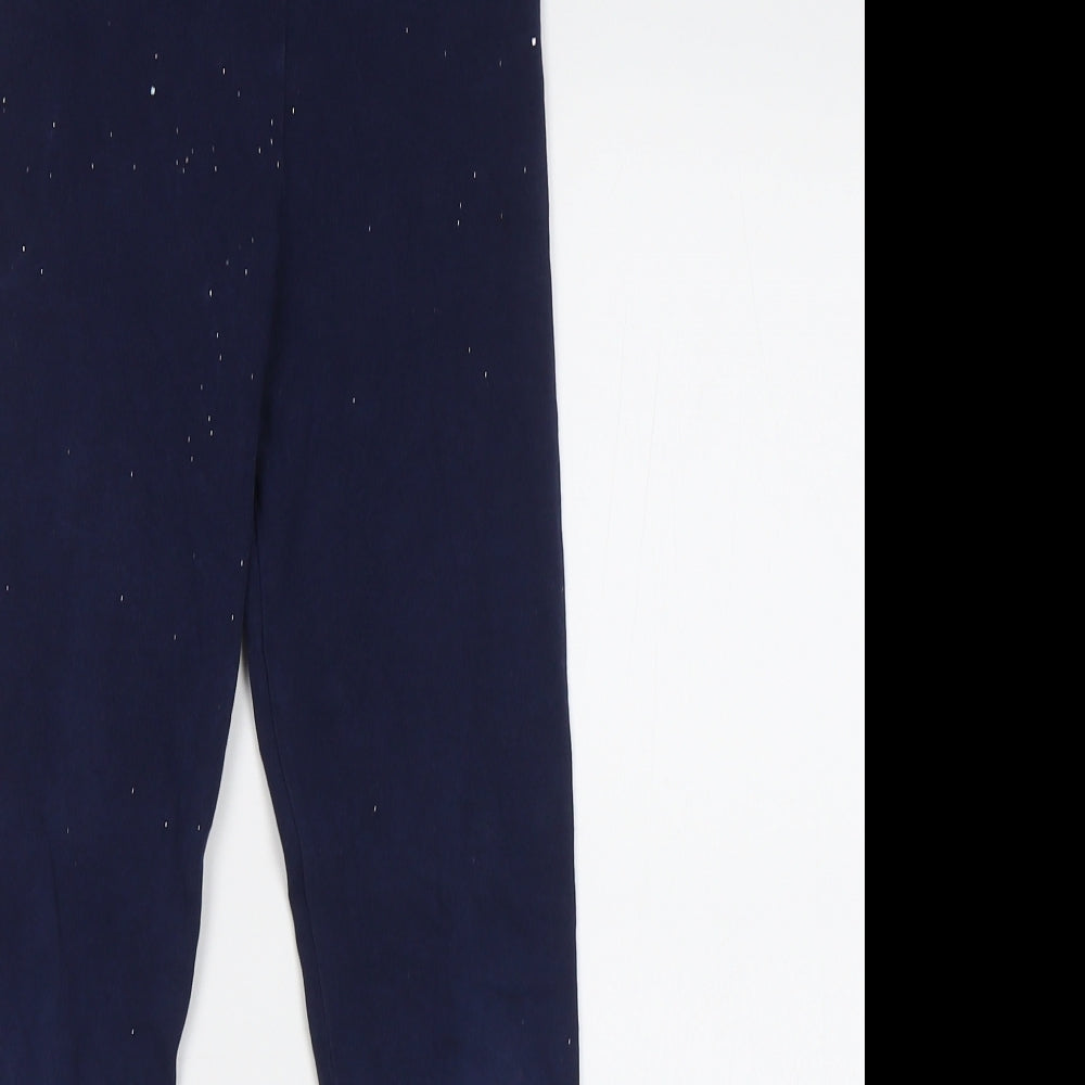 Primark Girls Blue Flecked  Jegging Trousers Size 8-9 Years