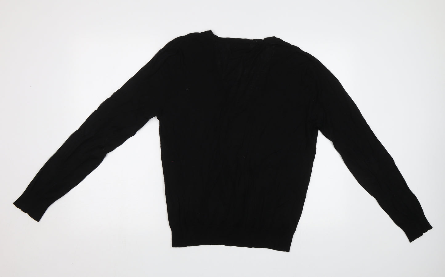 Zara Mens Black   Cardigan Jumper Size M