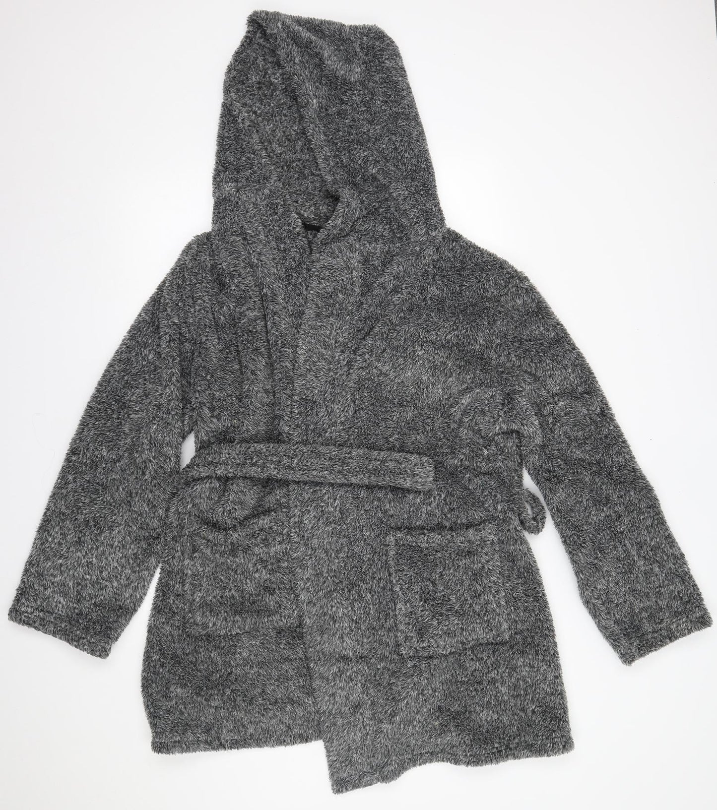 PRETTYLITTLETHING Womens Grey    Robe Size S  -