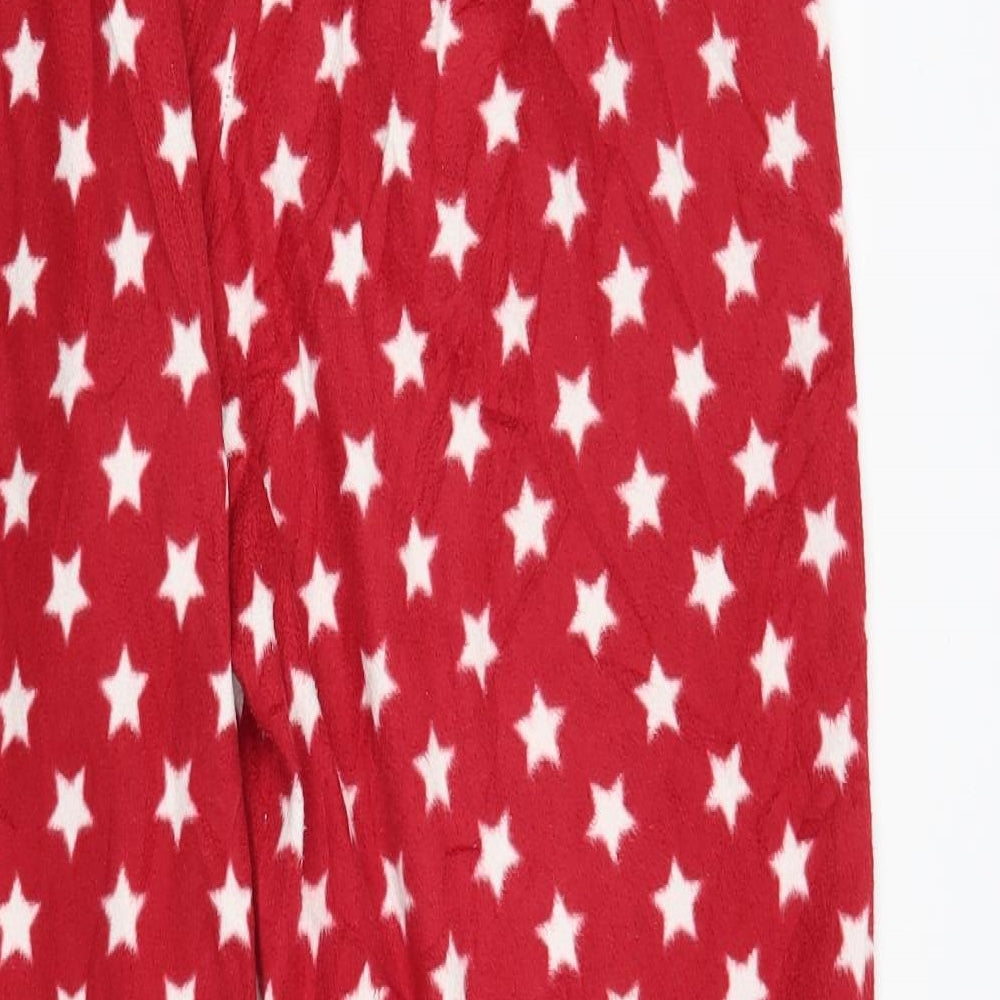 M&S Womens Red    Pyjama Pants Size 14  - starry