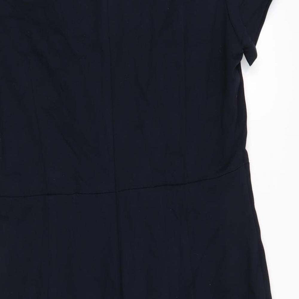 M&S Womens Blue   Pencil Dress  Size 18