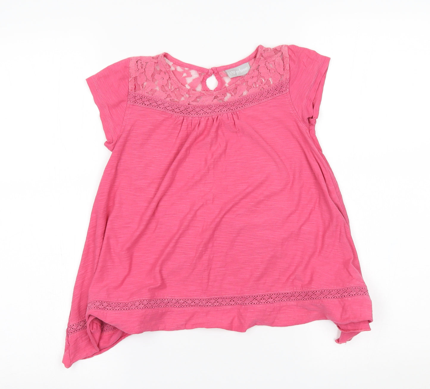Matalan Girls Pink   Basic Blouse Size 9 Years