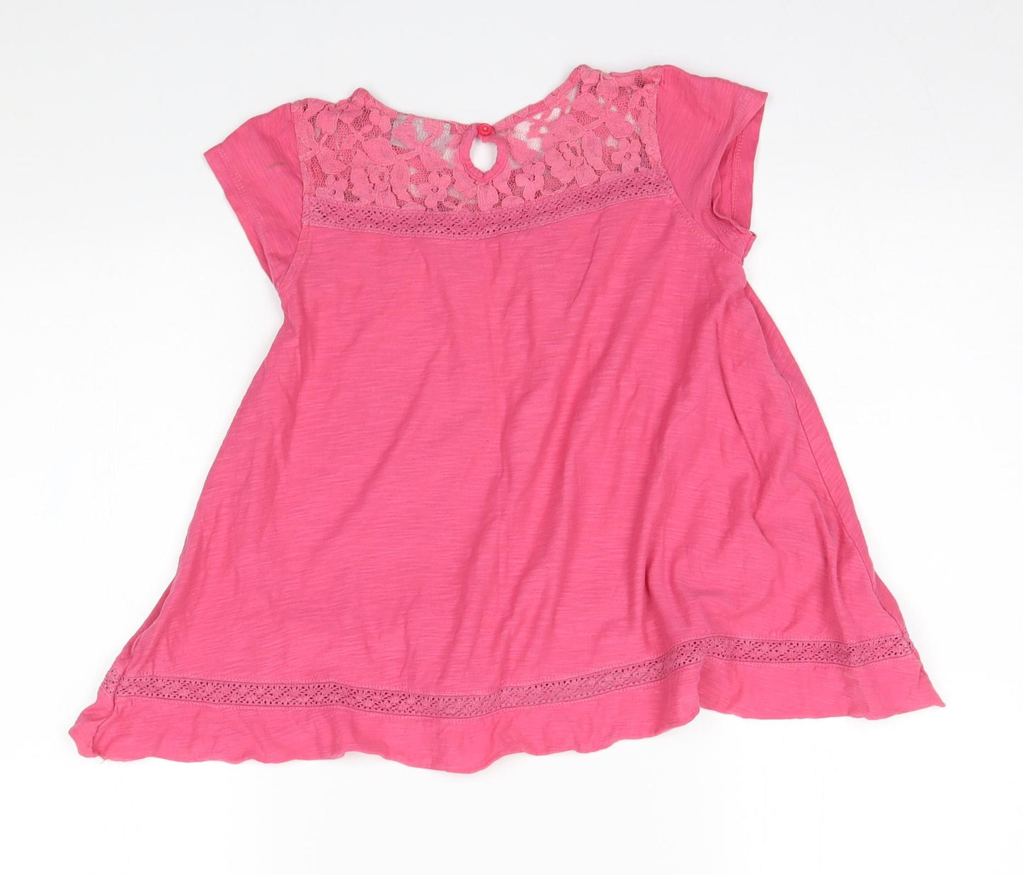 Matalan Girls Pink   Basic Blouse Size 9 Years
