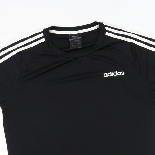 adidas Mens Black   Basic T-Shirt Size S
