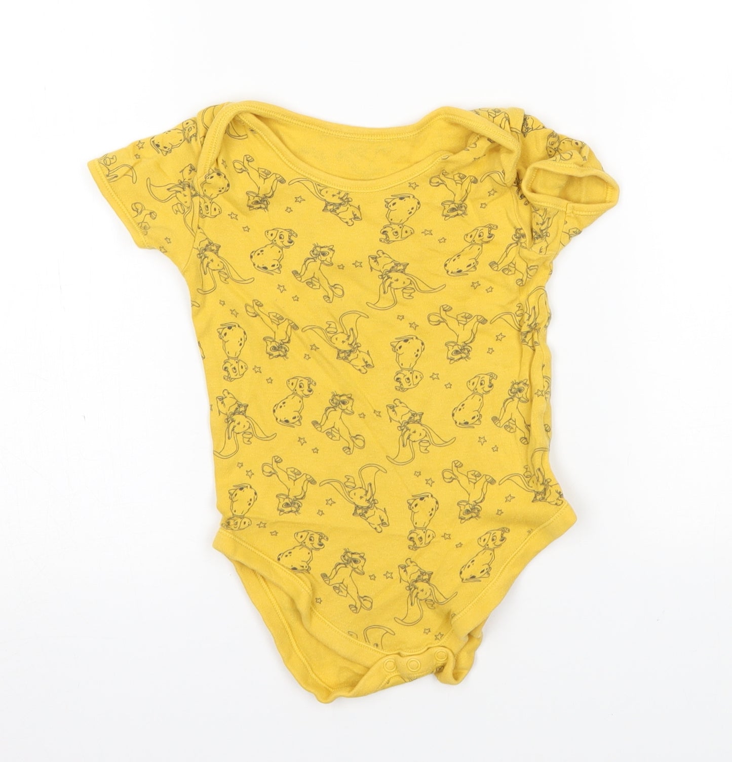 George Baby Yellow   Babygrow One-Piece Size 18-24 Months
