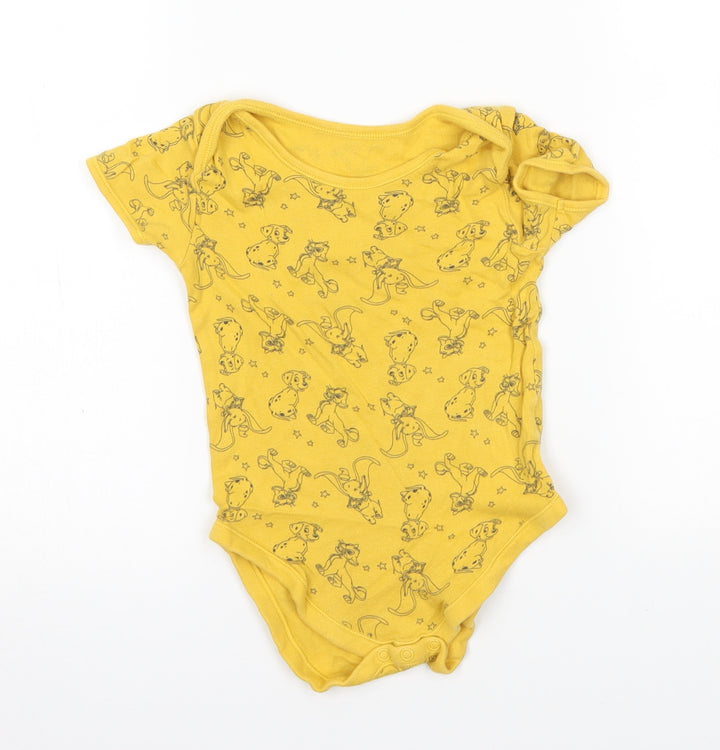 George Baby Yellow   Babygrow One-Piece Size 18-24 Months
