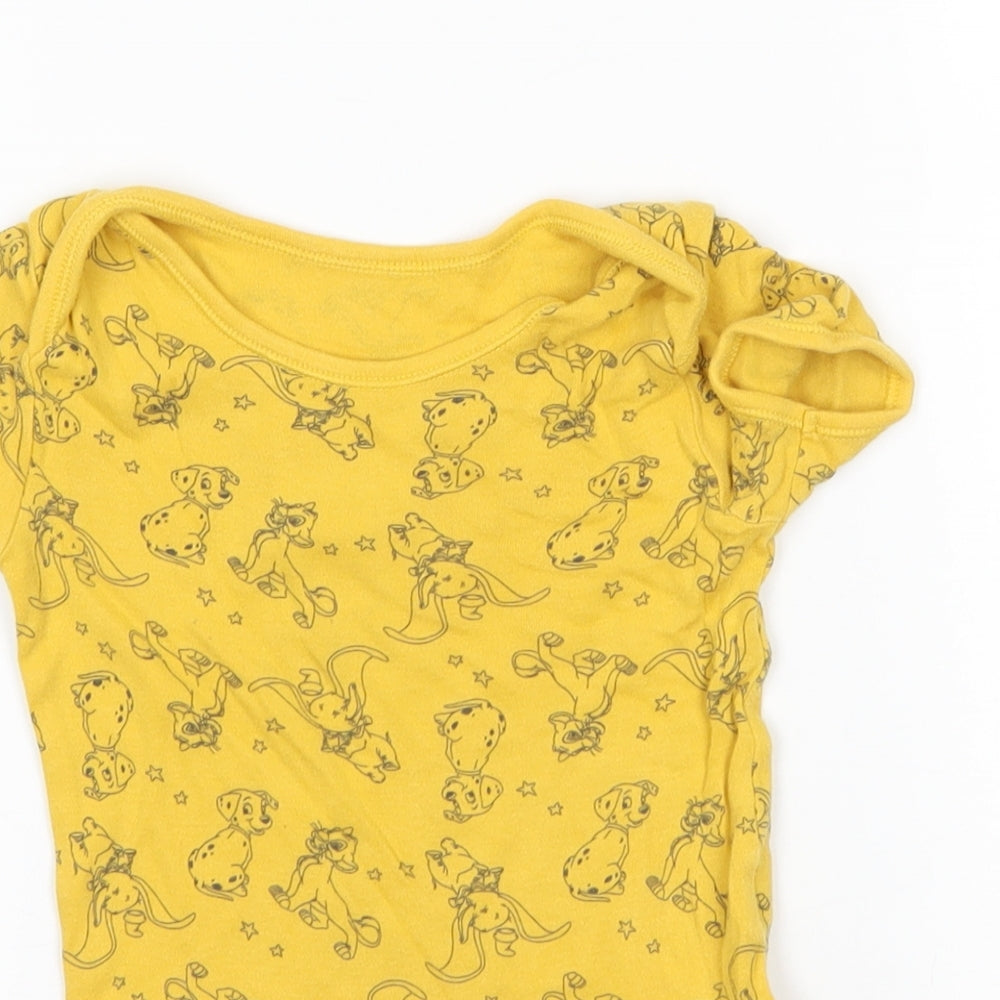 George Baby Yellow   Babygrow One-Piece Size 18-24 Months