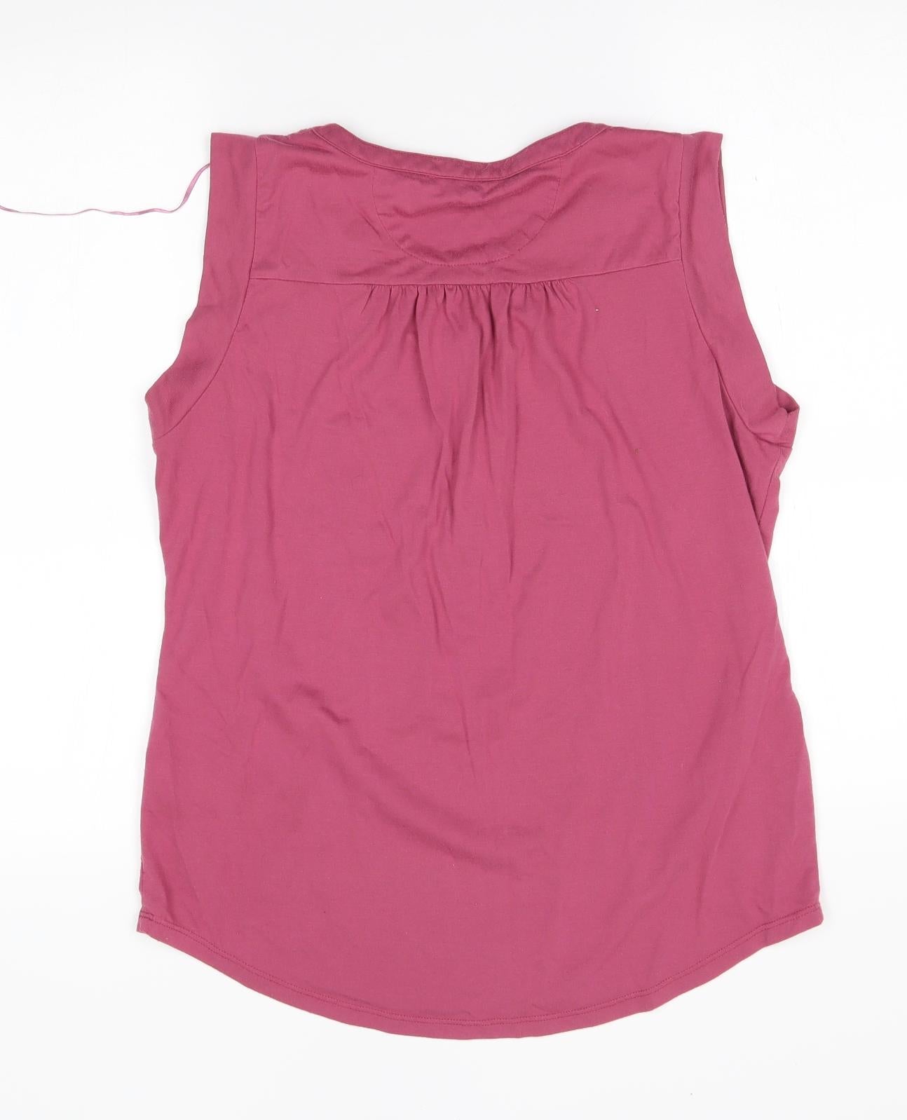 George Womens Purple   Basic Blouse Size 14