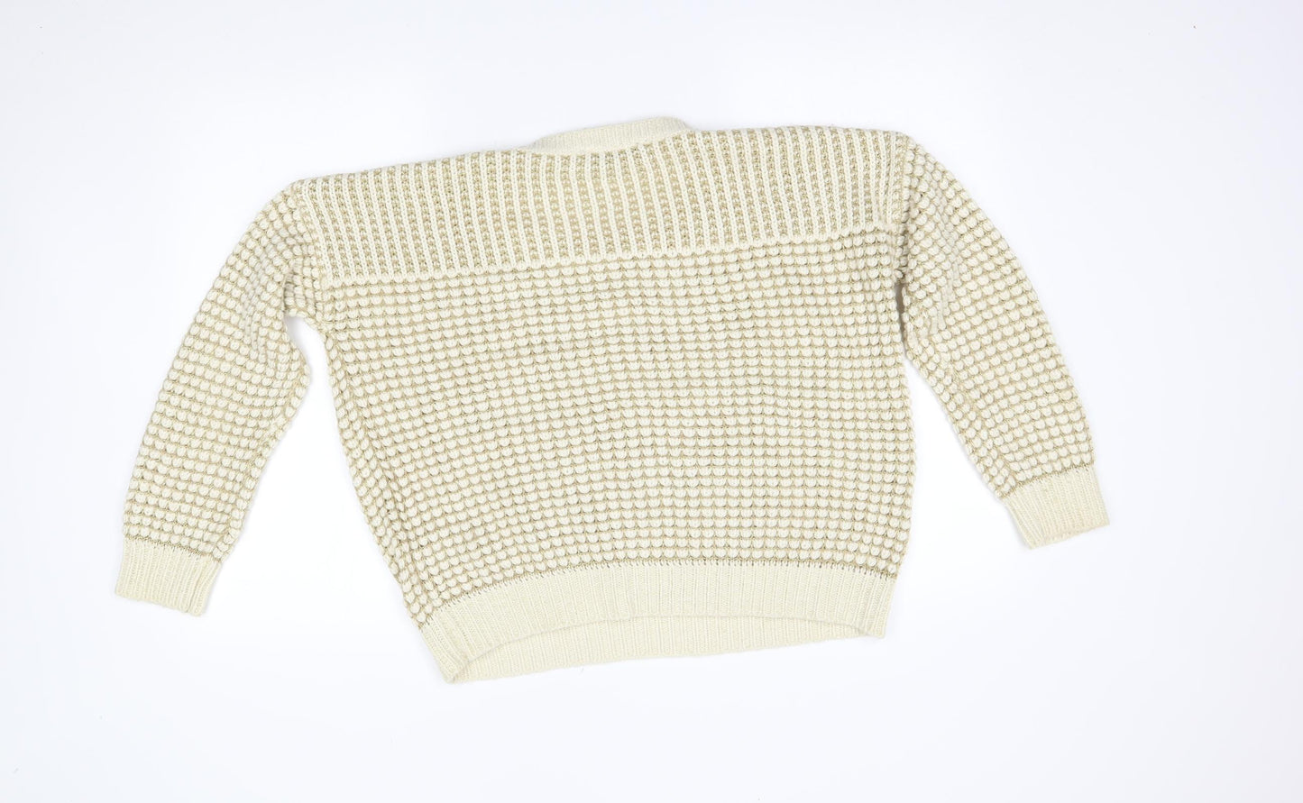 Dorothy Perkins Womens Ivory   Pullover Jumper Size S