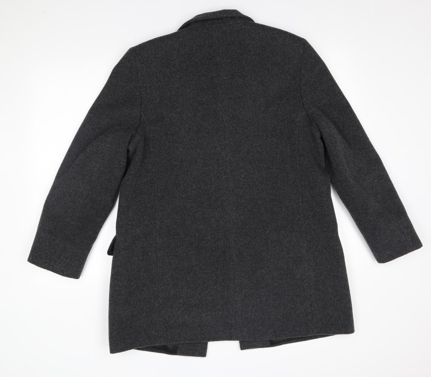 M&S Womens Grey   Overcoat Coat Size 10