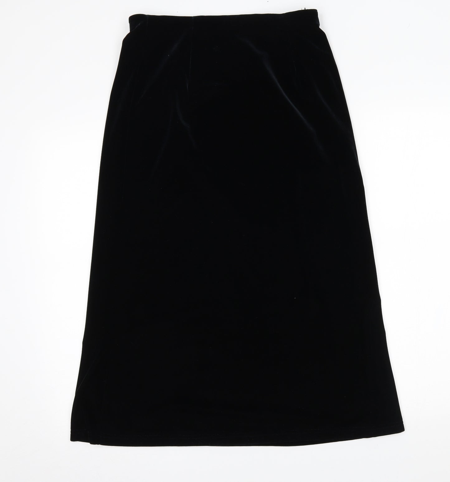 M&S Womens Black   A-Line Skirt Size 12