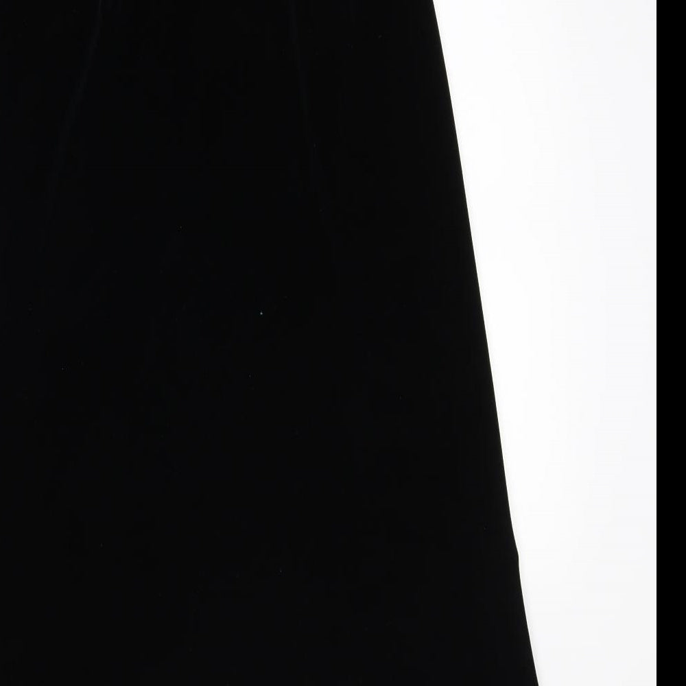 M&S Womens Black   A-Line Skirt Size 12