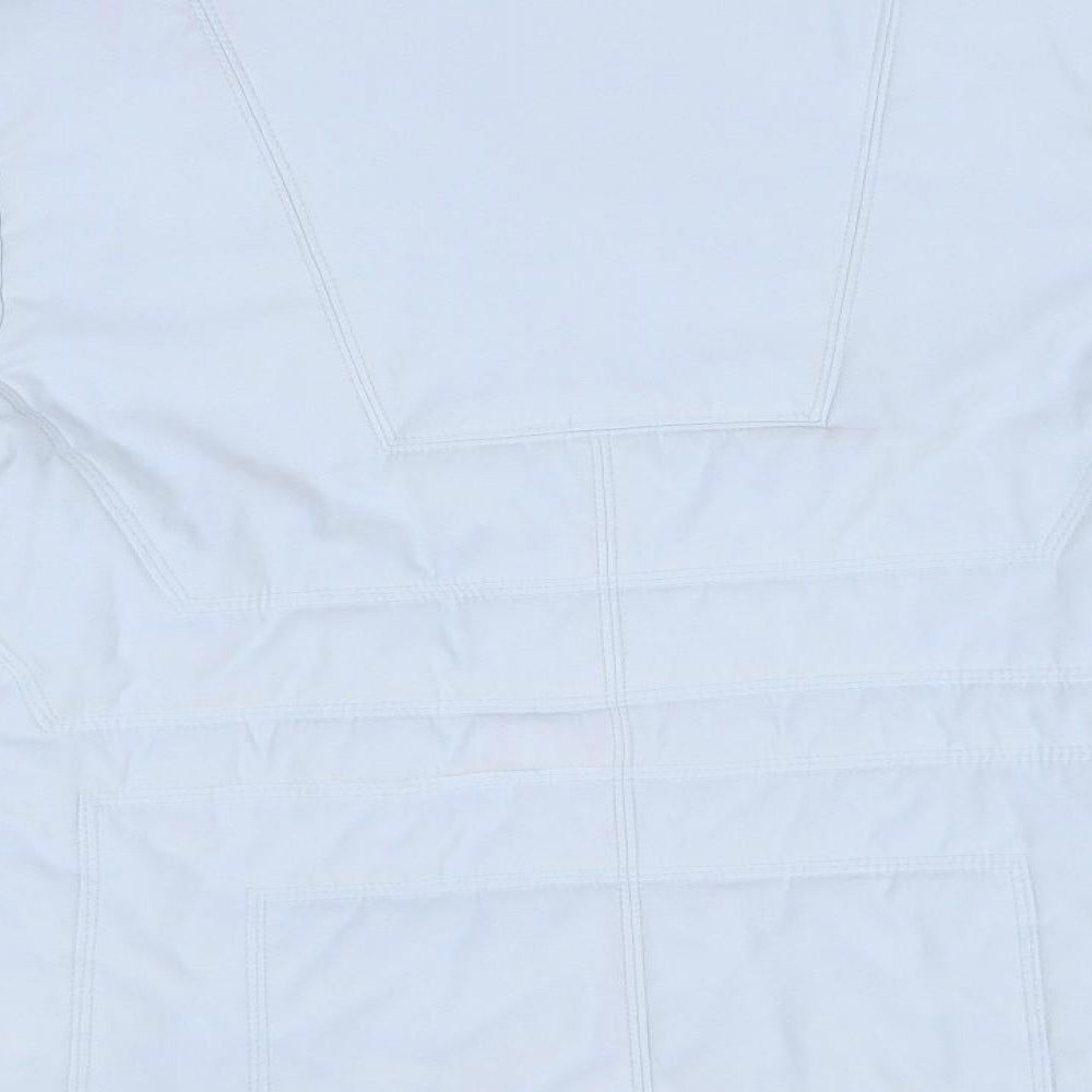 Concept Womens Blue   Quilted Coat Size 12