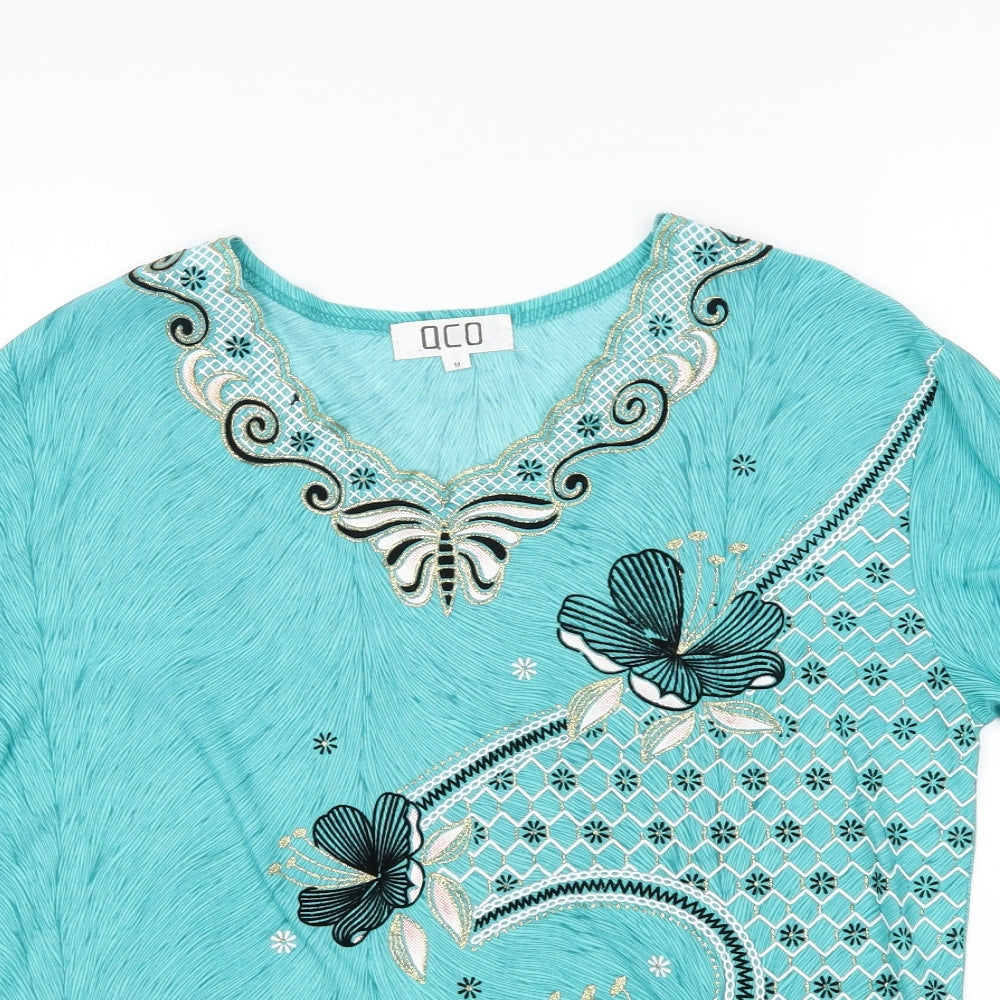 QCO Womens Blue   Basic Blouse Size M