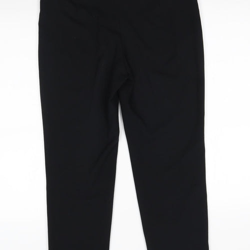 M&S Womens Black    Suit Trousers Size 10 L24 in