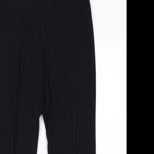M&S Womens Black    Suit Trousers Size 10 L24 in