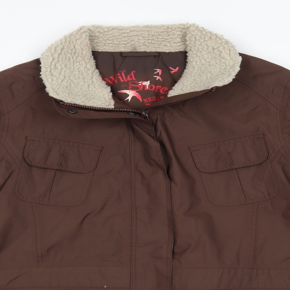 Regatta Womens Brown   Windbreaker Coat Size 12