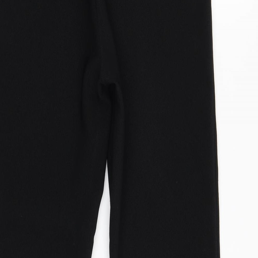 Preworn Womens Black   Trousers  Size 10 L23 in - short leg