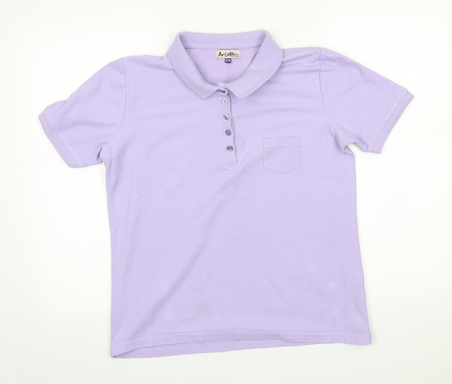 arista Womens Purple   Basic Polo Size 12