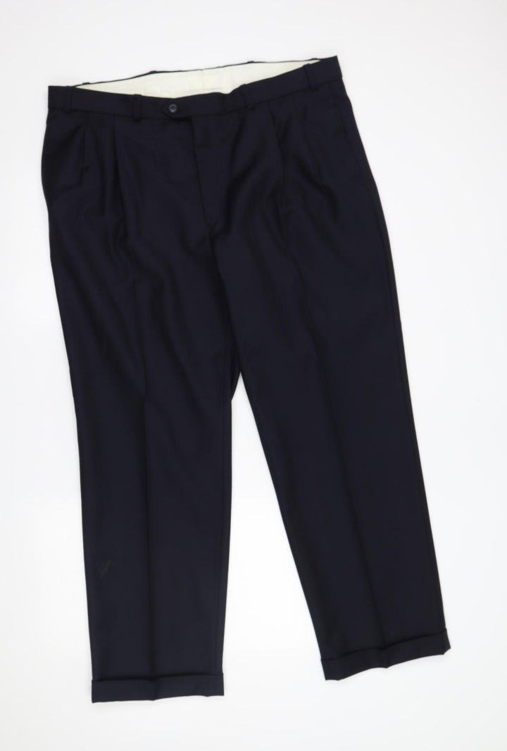 Mr Harry Mens Blue Striped   Suit Trousers Size 40 L30 in - matching set