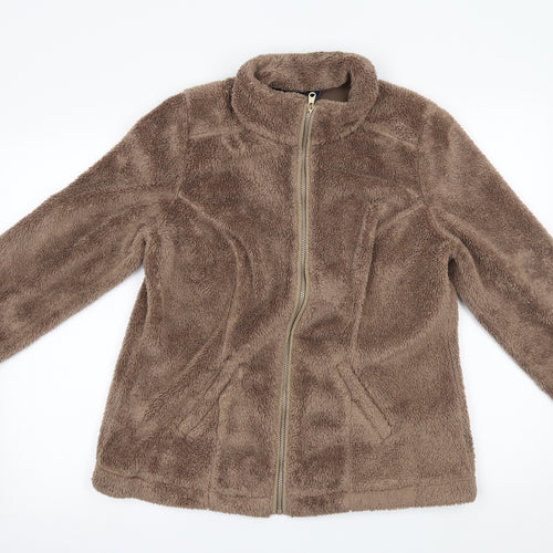 M&S Womens Brown   Jacket Coat Size 4