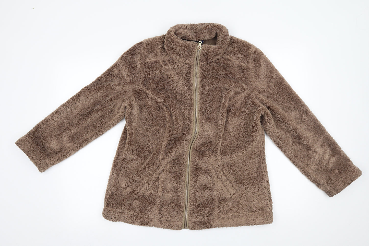 M&S Womens Brown   Jacket Coat Size 4