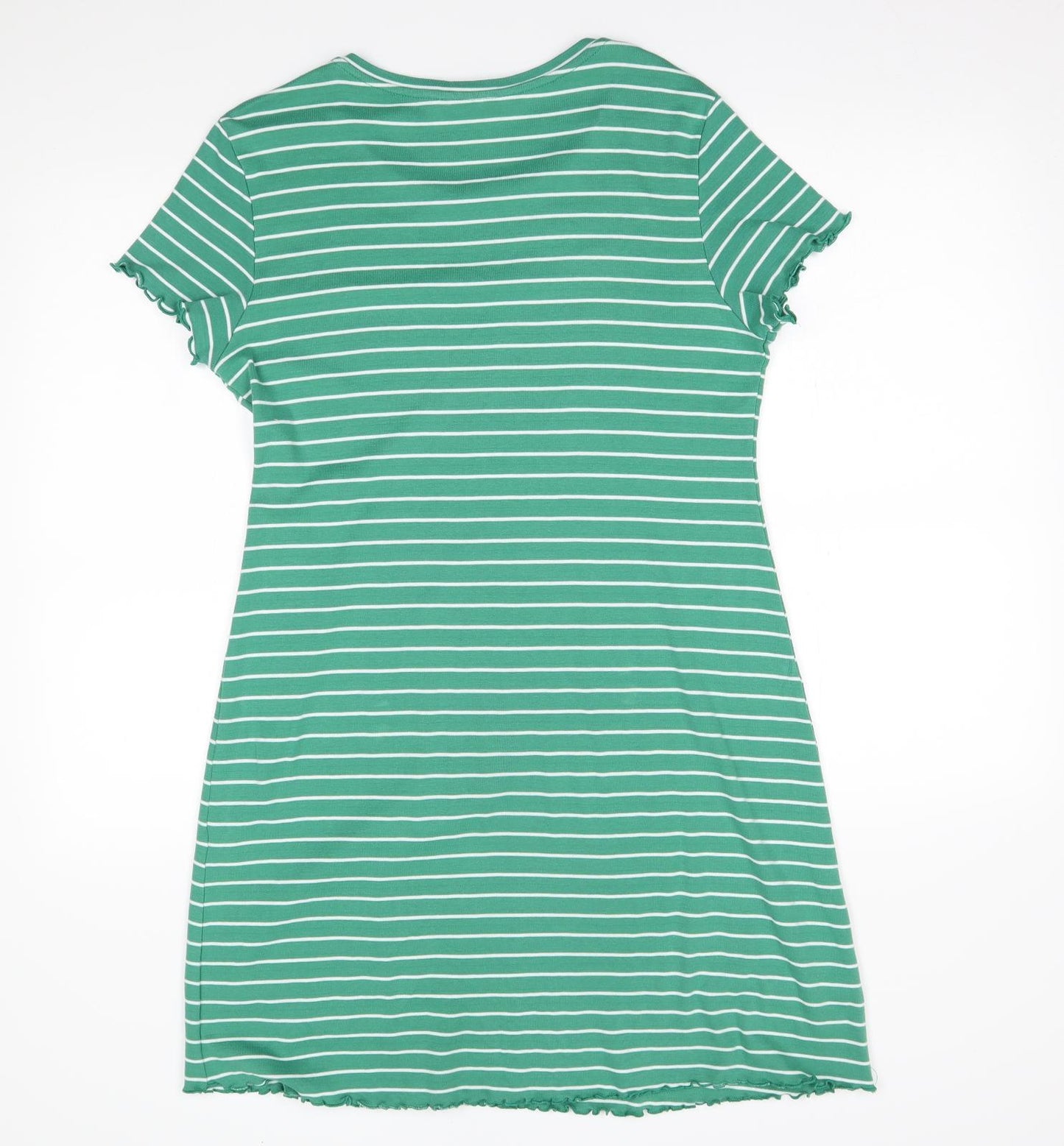 Redherring Womens Green Striped  A-Line  Size 14