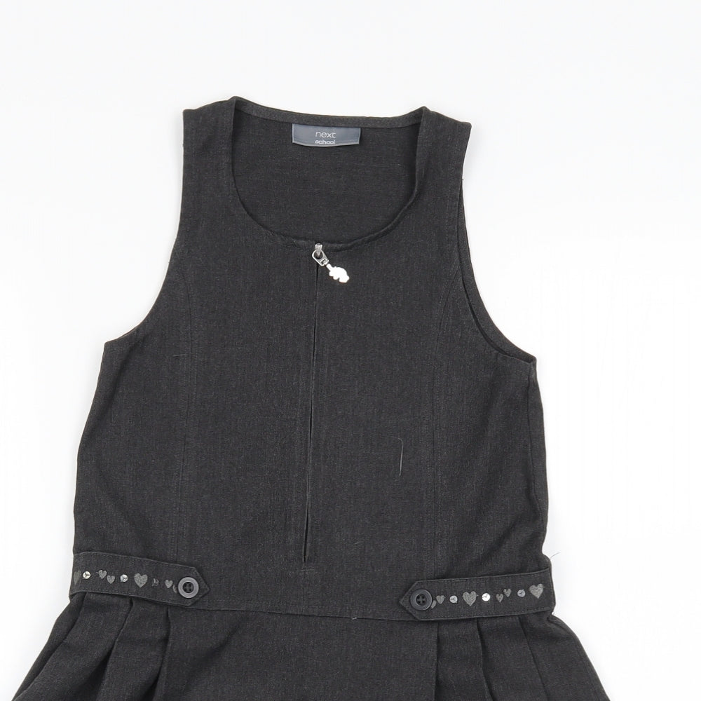 NEXT Girls Grey   Fit & Flare  Size 6 Years