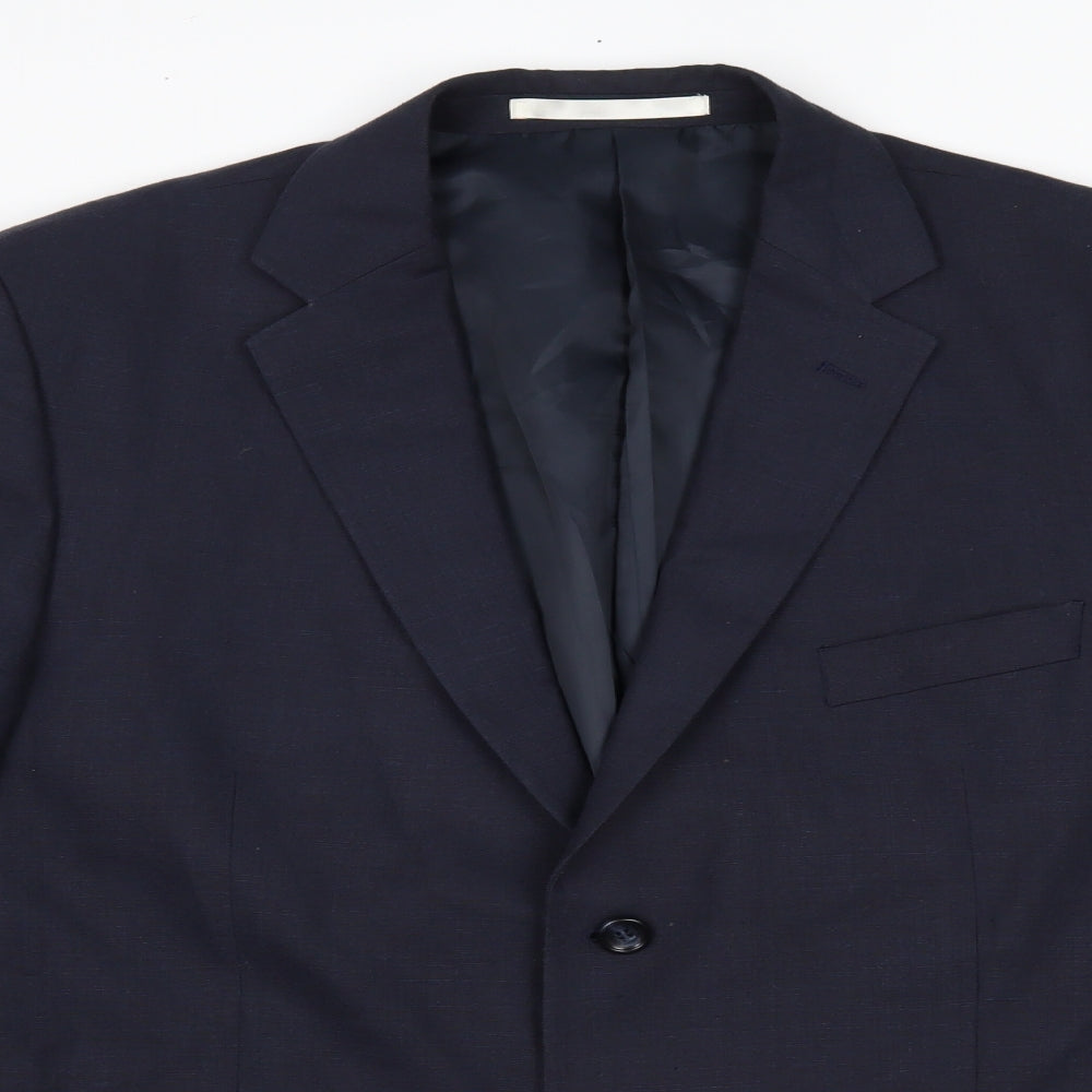 M&S Mens Blue   Jacket Blazer