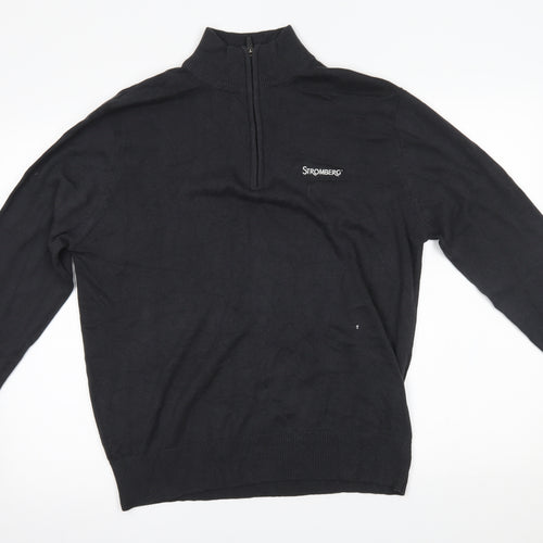 stromberg Mens Grey   Pullover Sweatshirt Size M