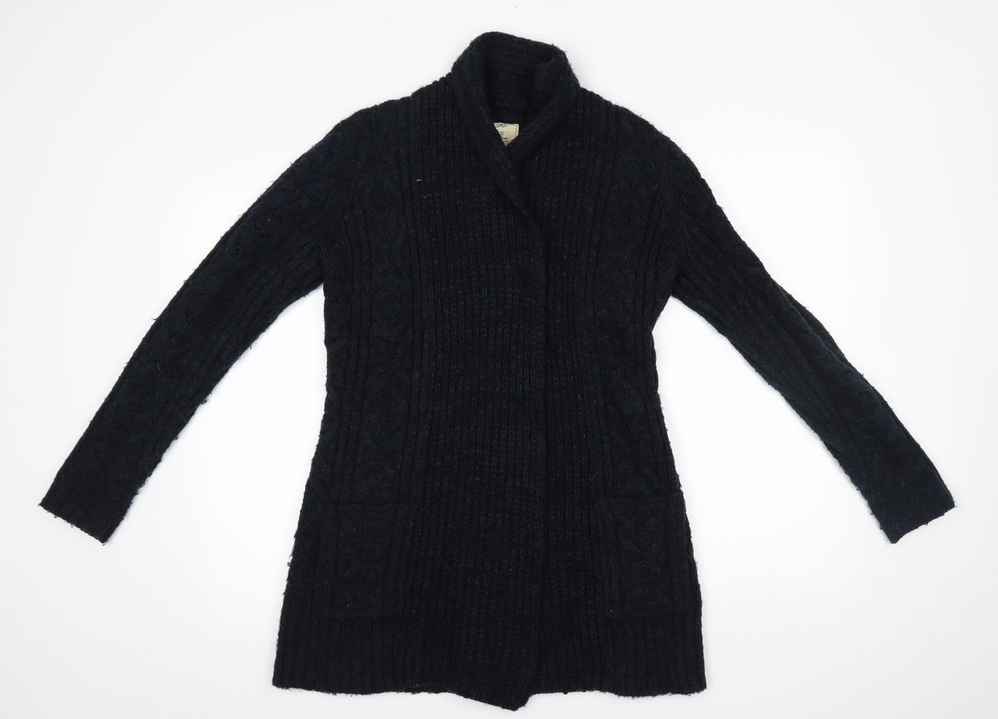 New Look Womens Blue    Coatigan Size 8