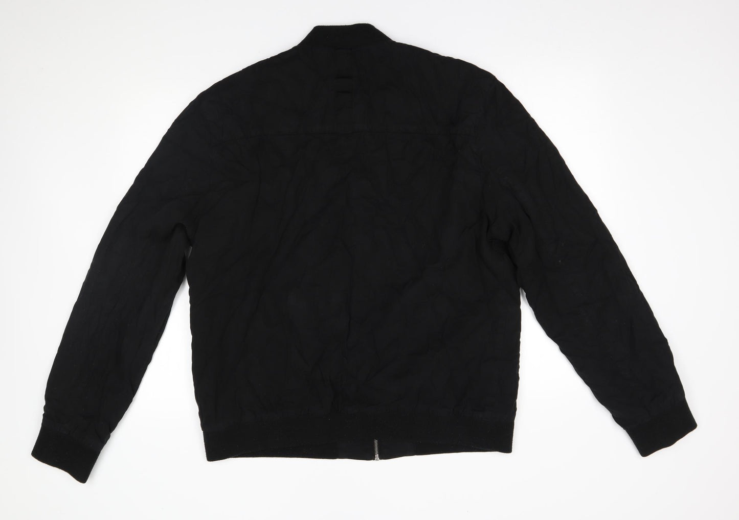 River Island Mens Black   Bomber Jacket Jacket Size XL