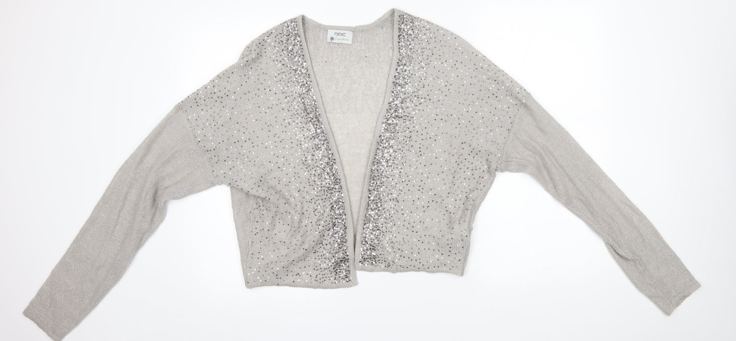 NEXT Womens Grey   Cardigan Jumper Size 20