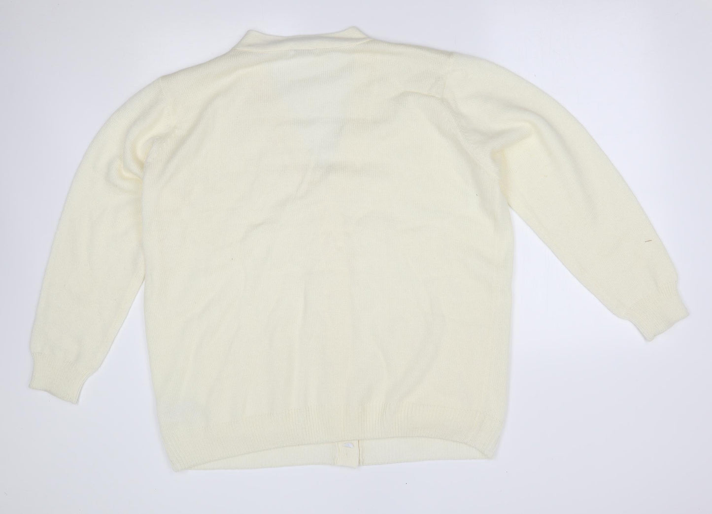 Damart Womens Ivory   Cardigan Jumper Size 22