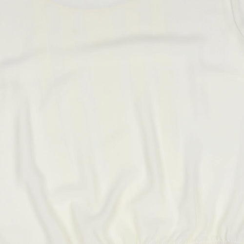 Debenhams Womens White   Basic Blouse Size 14