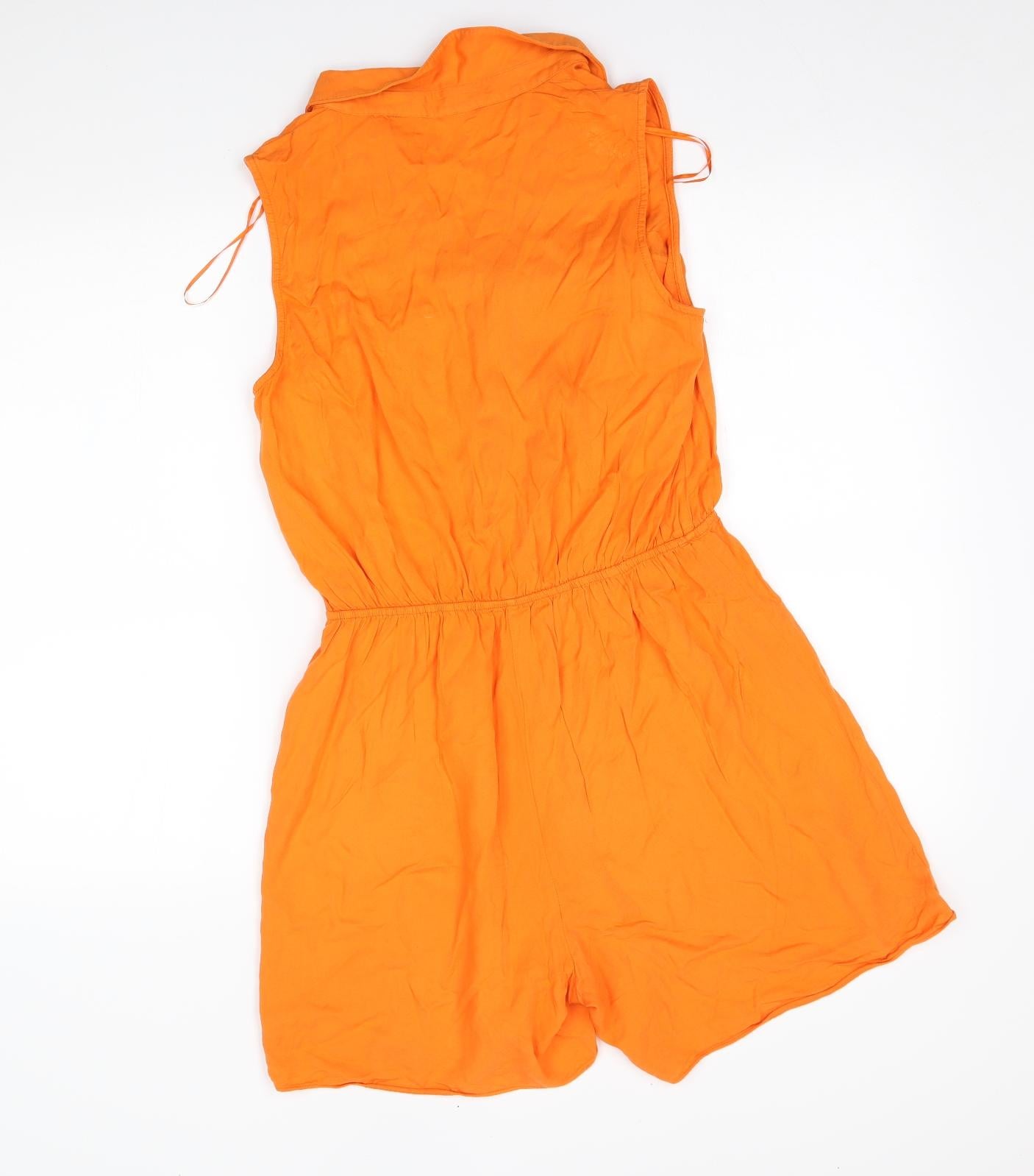 F&F Womens Orange   Romper One-Piece Size 10